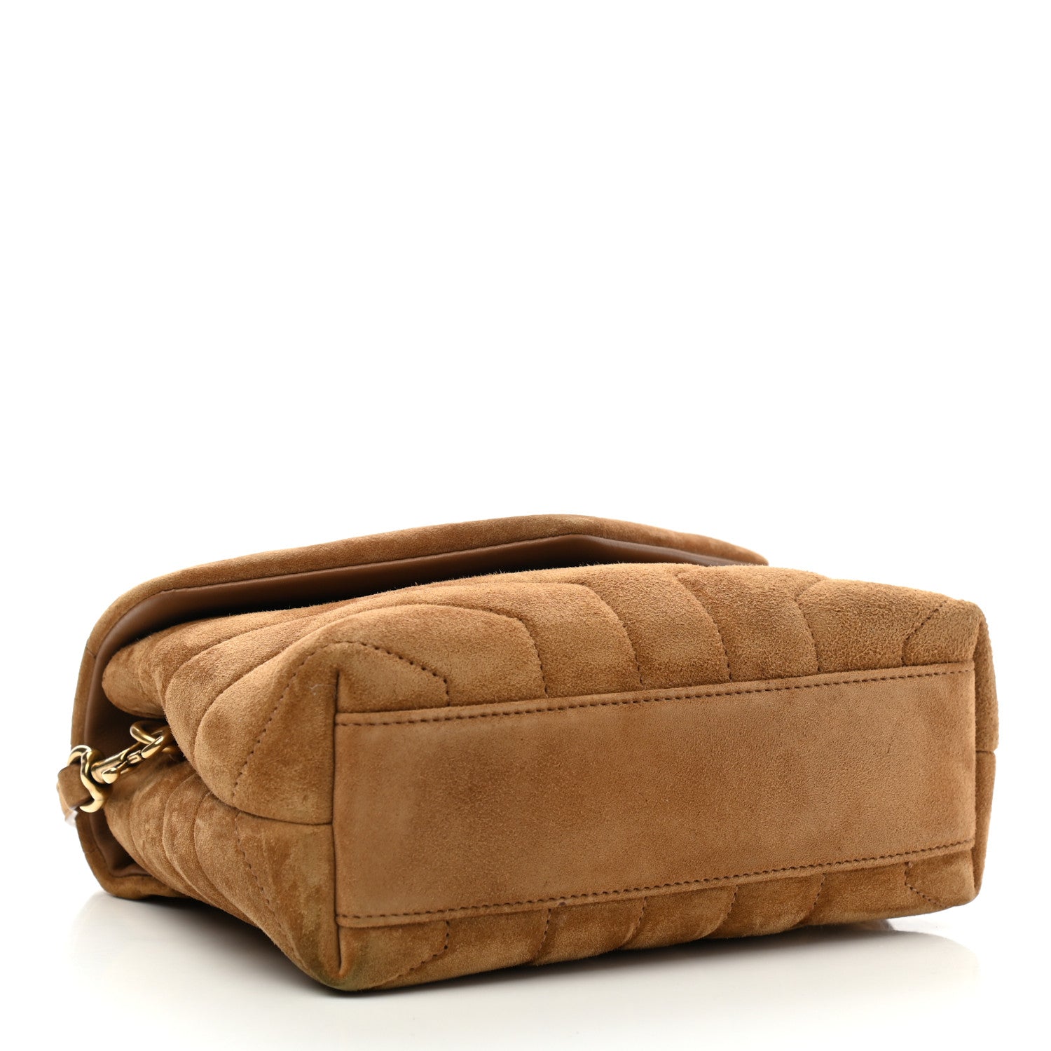 Saint Laurent Suede Toy Loulou Shoulder Bag Cinnamon 4 of 13