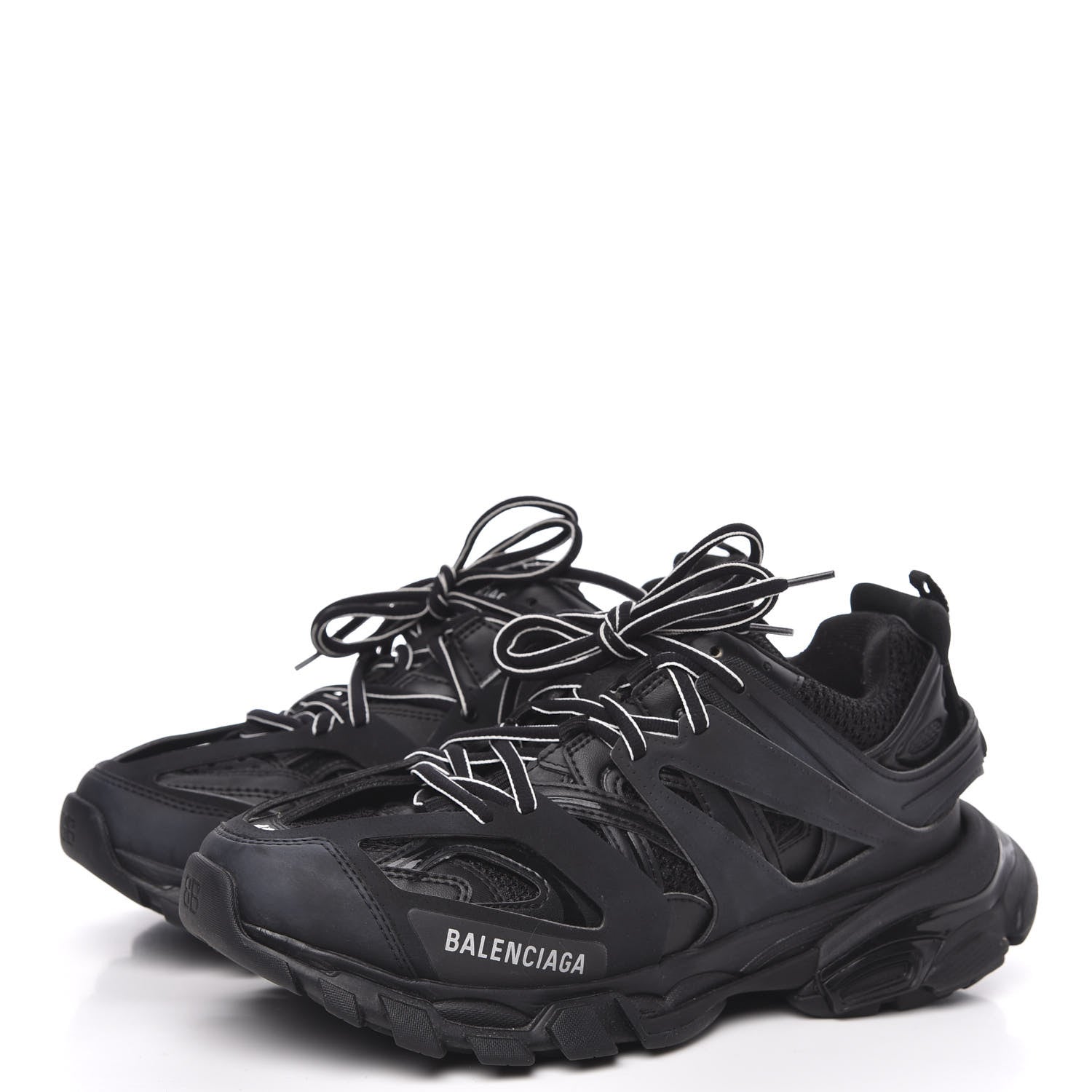 Balenciaga Mesh Nylon Track Sneakers 40 Black 3 of 7