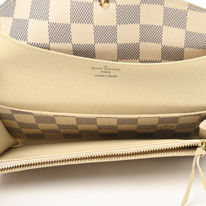 Louis Vuitton Damier Azur Emilie Wallet 7 of 10