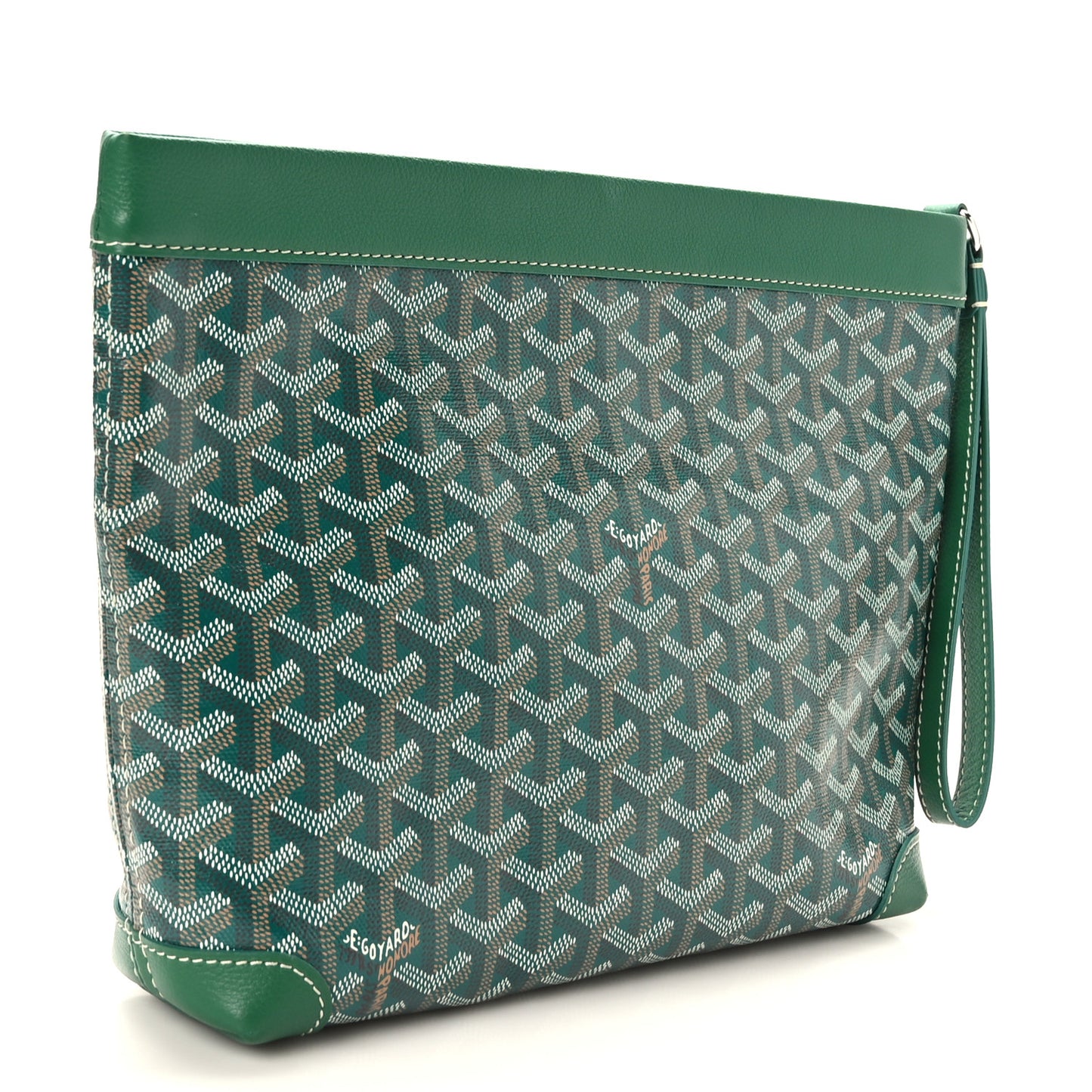 Goyardine Conti Pouch Green