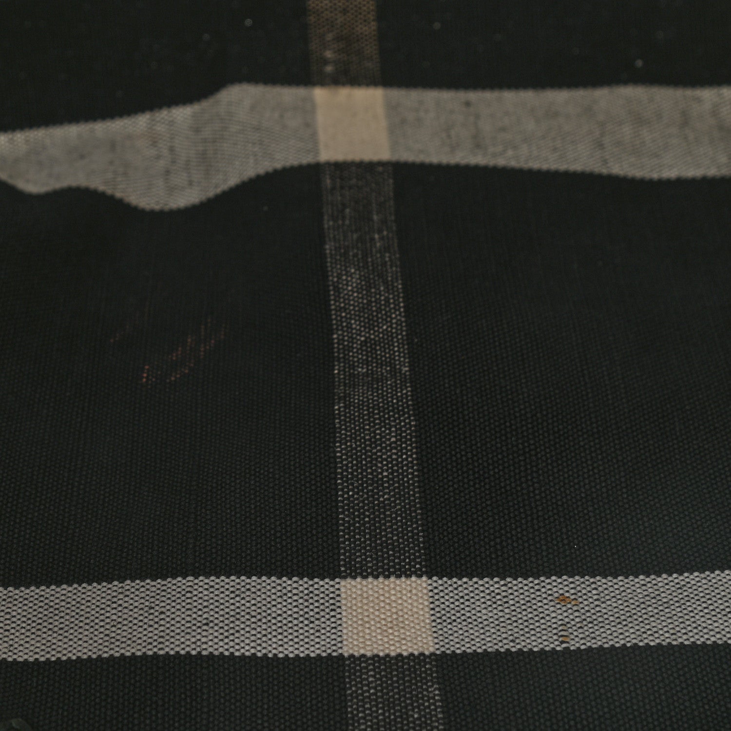 Burberry Coated Canvas Mega Check Medium Doodle Tote Black White 8 of 10