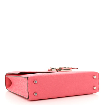 Hermes Chevre Mysore Mini Verrou Chaine Bag Rose Lipstick 4 of 10