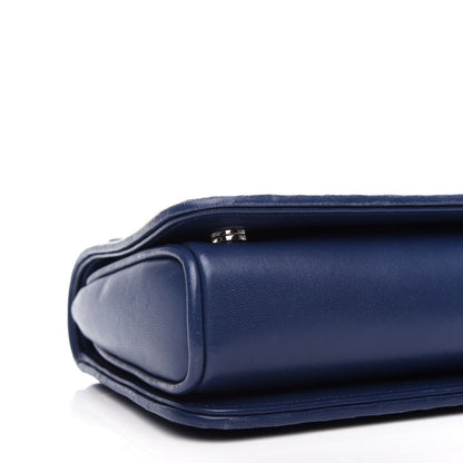 Miu Miu Nappa Matelasse Club Shoulder Bag Oltremare 9 of 11