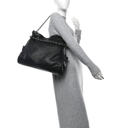 Chanel Lambskin Large Ultimate Soft Tote Black 2 of 10