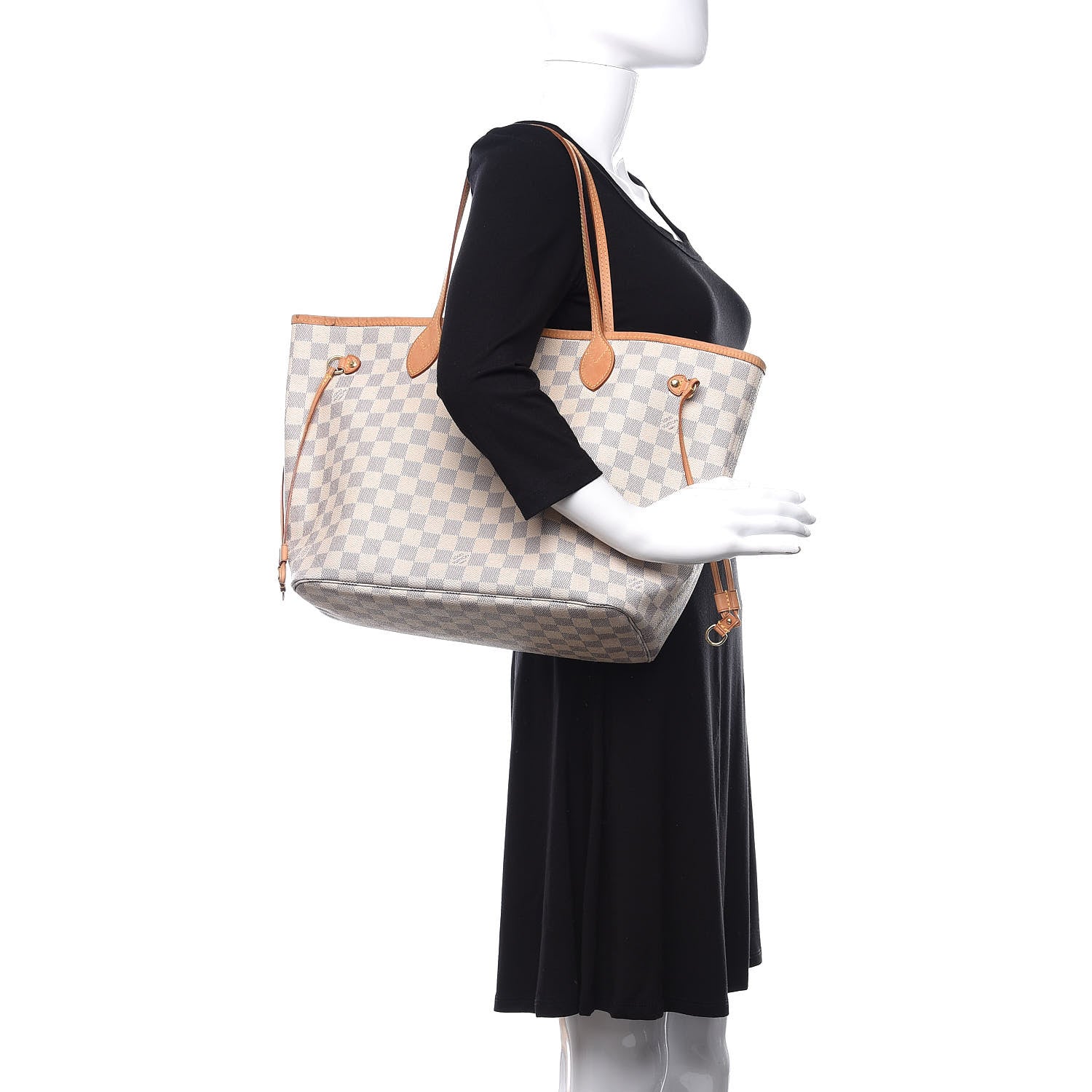 Louis Vuitton Damier Azur Neverfull MM 2 of 12