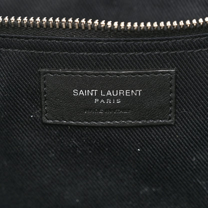 Saint Laurent Vitello Large Rive Gauche Tote Dark Green 6 of 9