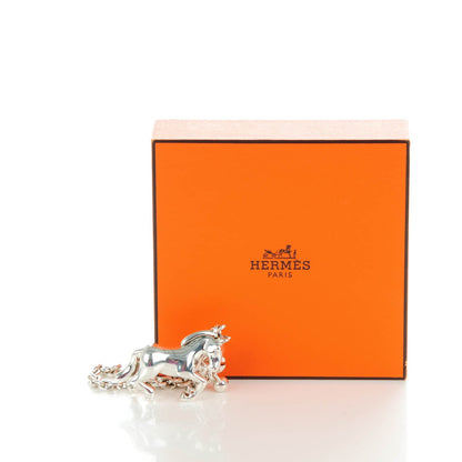 Hermes Sterling Silver Quadrille Bag Charm 6 of 6