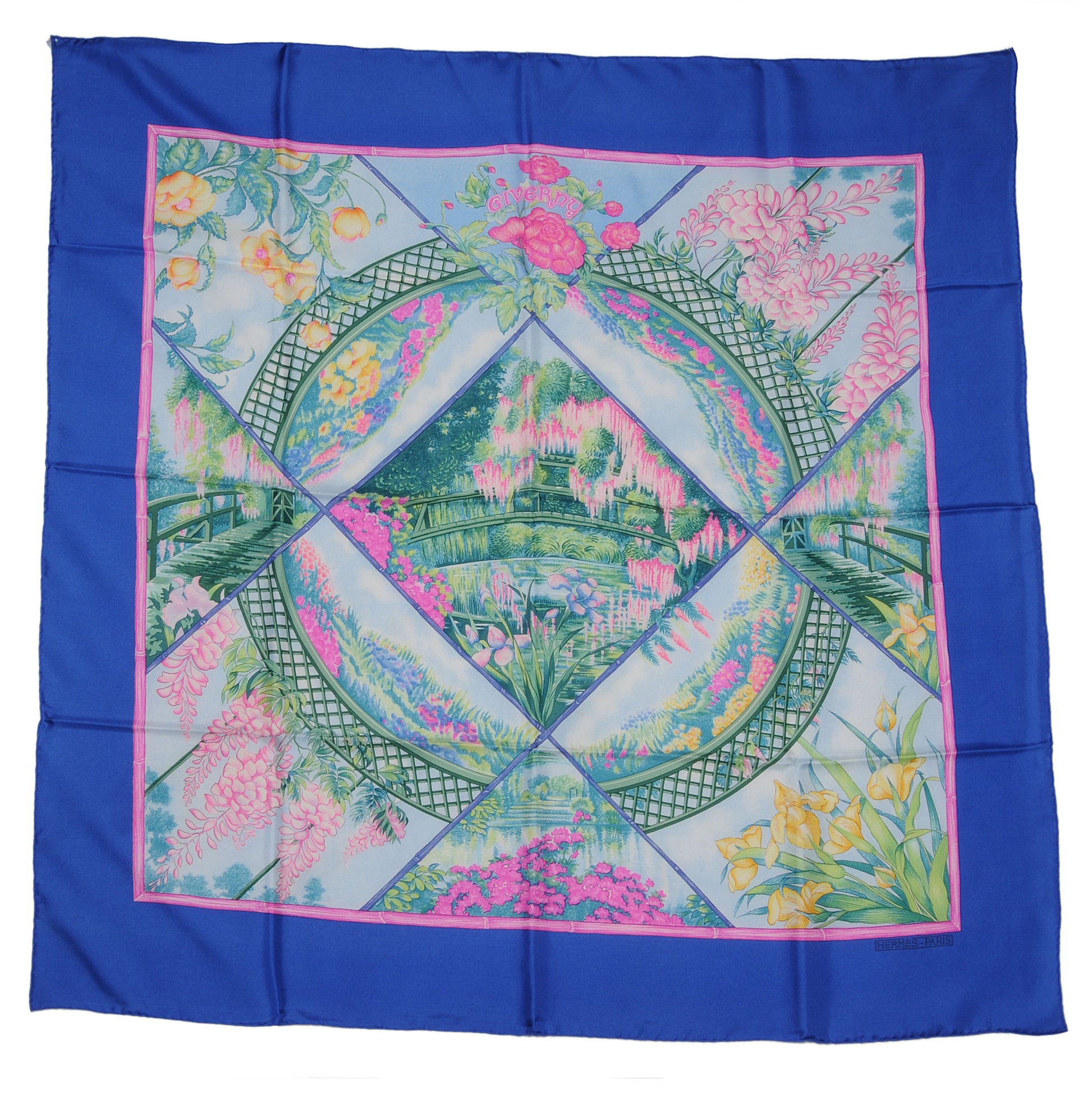 Hermes Silk Giverny Scarf 90 2 of 5