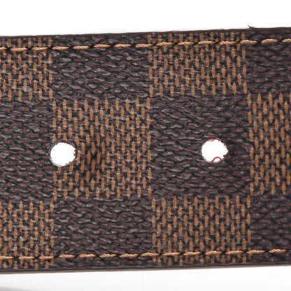 Louis Vuitton Damier Ebene 40mm LV Initiales Belt 95 38 5 of 9