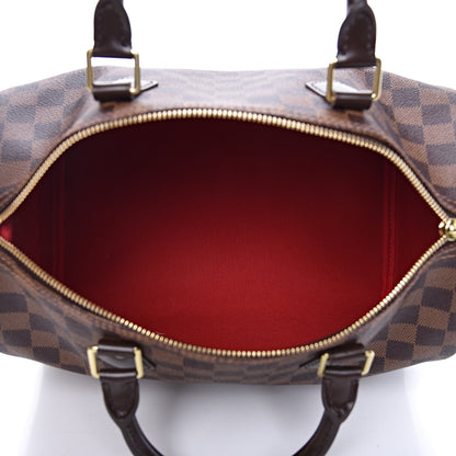 Louis Vuitton Damier Ebene Speedy 30 5 of 9