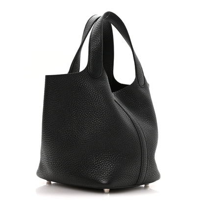 Hermes Taurillon Clemence Picotin Lock 18 PM Black 4 of 25