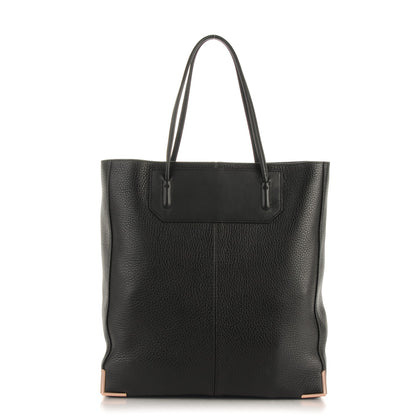 Alexander Wang Pebbled Calfskin Prisma Skeletal Tote Black Rose Gold Hardware 1 of 7
