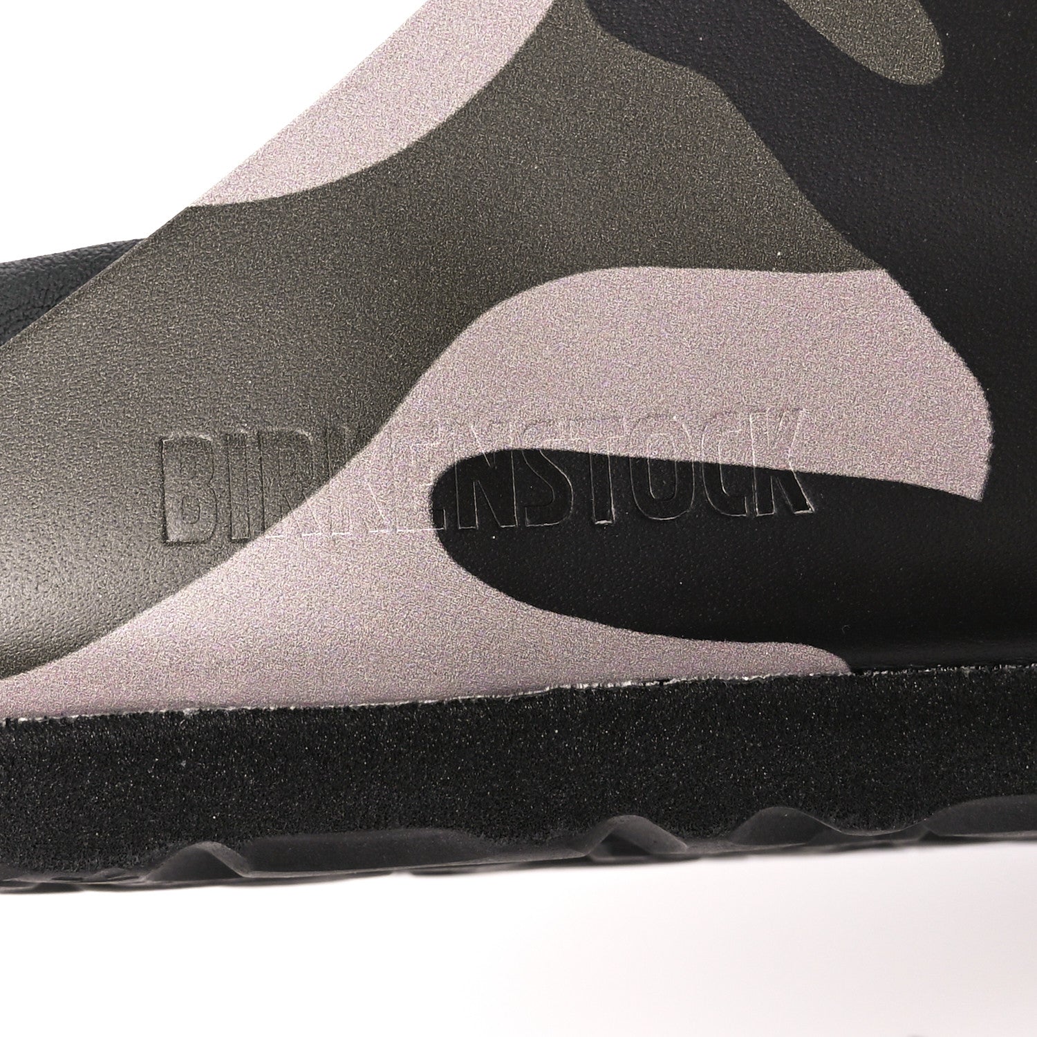 Valentino Garavani X BIRKENSTOCK Calfskin VLTN Arizona Slide Sandals 39 Army Green Poudre 9 of 9
