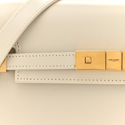 Saint Laurent Smooth Calfskin Mini Manhattan Shoulder Bag Blanc Vintage 8 of 11