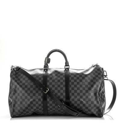 Louis Vuitton Damier Graphite Keepall Bandouliere 55 1 of 7