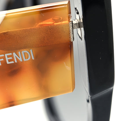 Fendi Facets Square Sunglasses FF 0263/S Black 8 of 9
