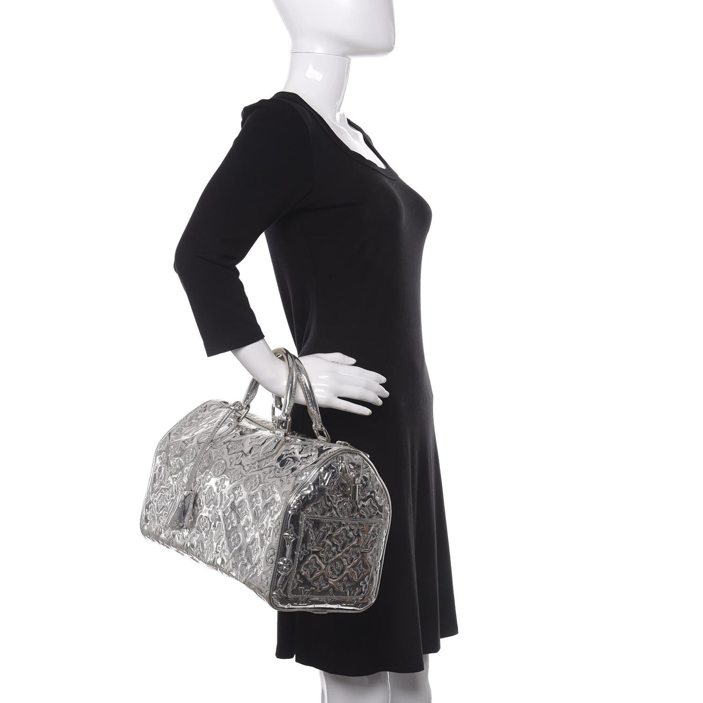 Monogram Miroir Speedy 35 Silver