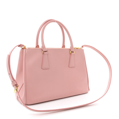 Prada Saffiano Lux Small Double Zip Tote Orchidea 3 of 11