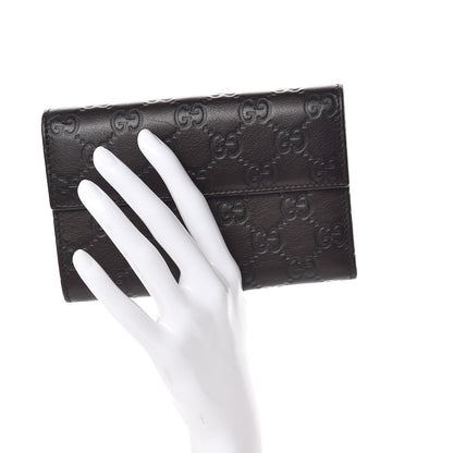Gucci Guccissima Continental Flap Wallet Dark Brown 2 of 8