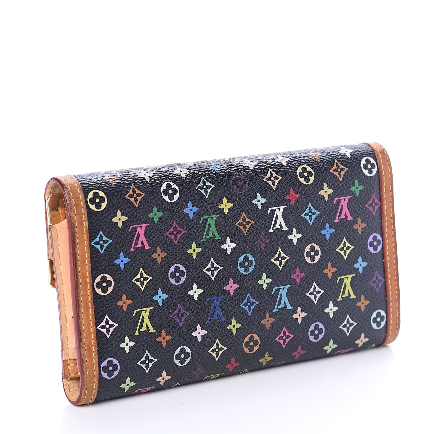 Monogram Multicolor Porte Tresor International Wallet Black