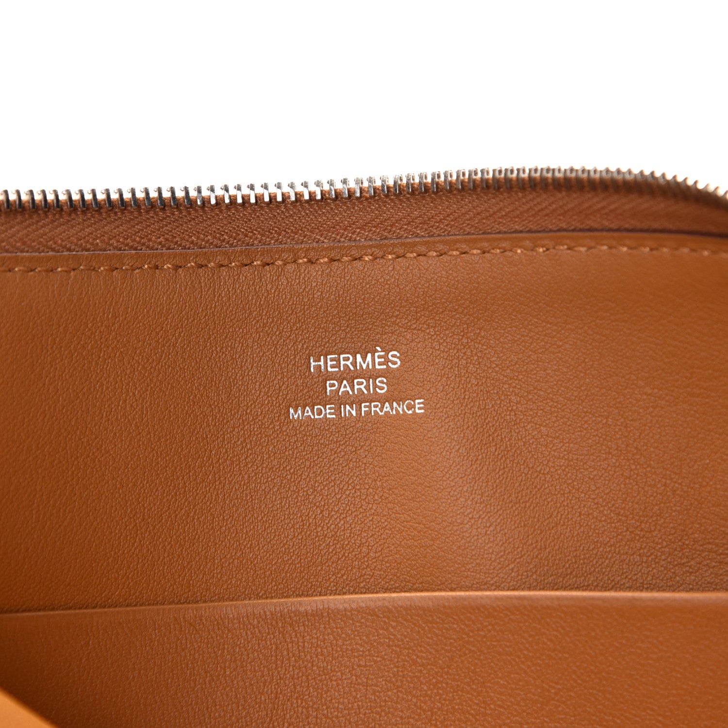 Hermes Swift Carre L'Epopee d'Hermes Long Pocket Pouch Sesame White Caramel 4 of 6