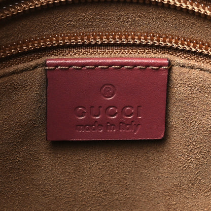 Gucci GG Supreme Monogram Blooms Small Zippered Tote Beige Multicolor Dry Rose 6 of 10