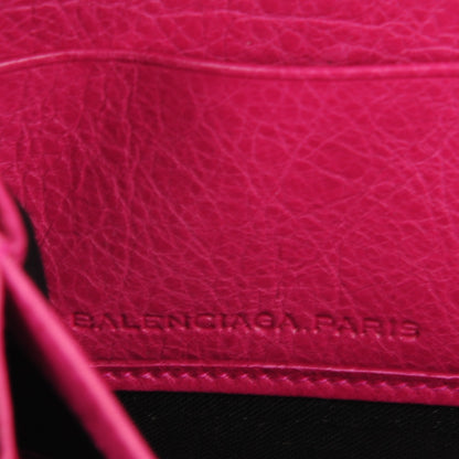 Balenciaga Agneau Classic Hardware Continental Zip Around Wallet Cyclamen 6 of 8