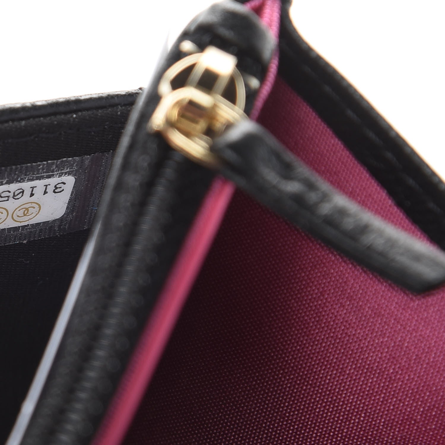 Chanel Goatskin Quilted Timeless CC Wallet On Chain WOC Black 8 of 14