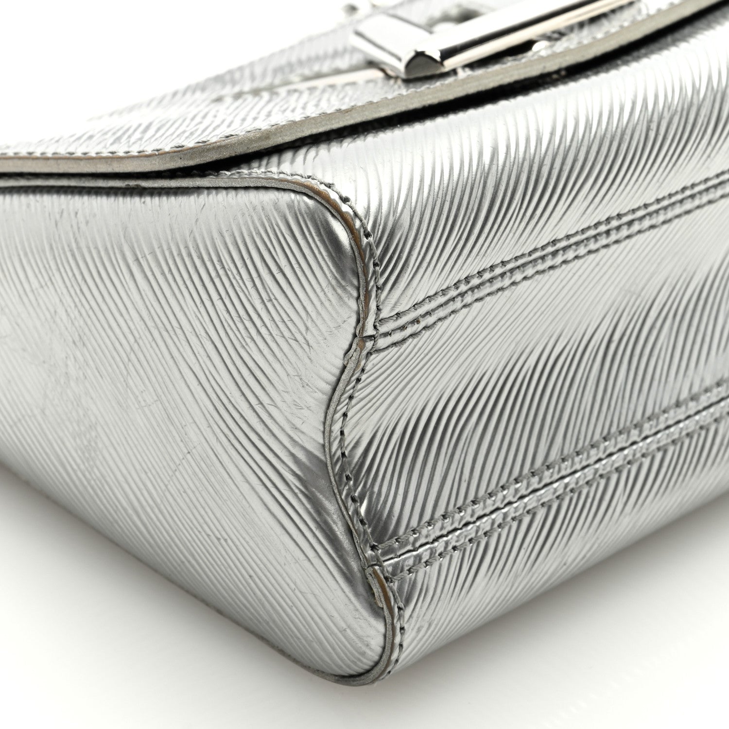 Louis Vuitton Epi Twist Shoulder Bag PM Argent 7 of 8