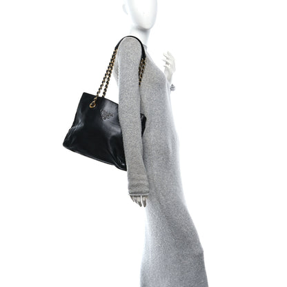 Prada Nappa Nylon Chain Shoulder Bag Black 2 of 8