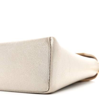 Louis Vuitton Metallic Calfskin Love Note Gold Silver 10 of 10