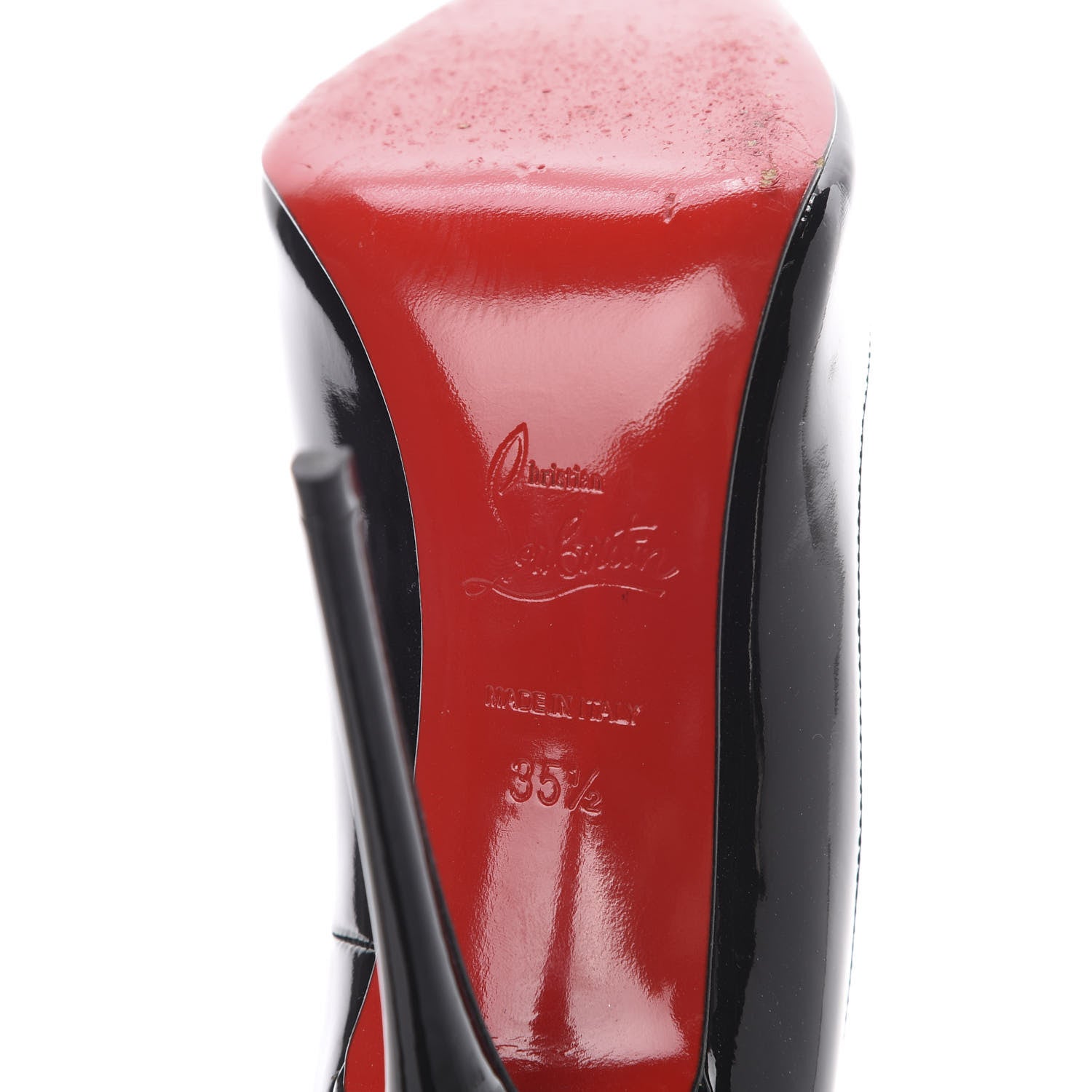 Christian Louboutin Patent So Kate 120 Pumps 35.5 Black 7 of 11