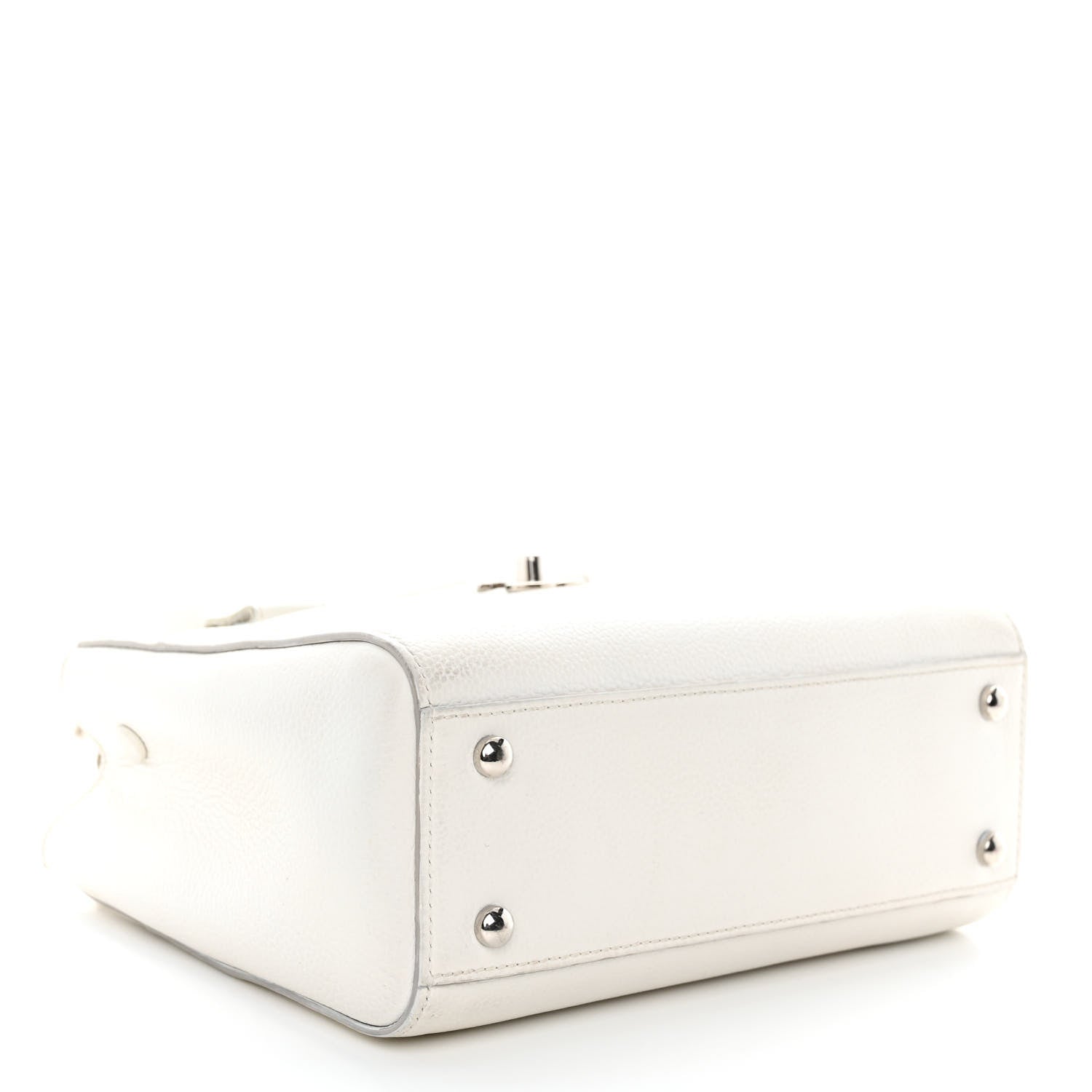 Chanel Grained Calfskin Mini Neo Executive Shopper Tote White 4 of 14