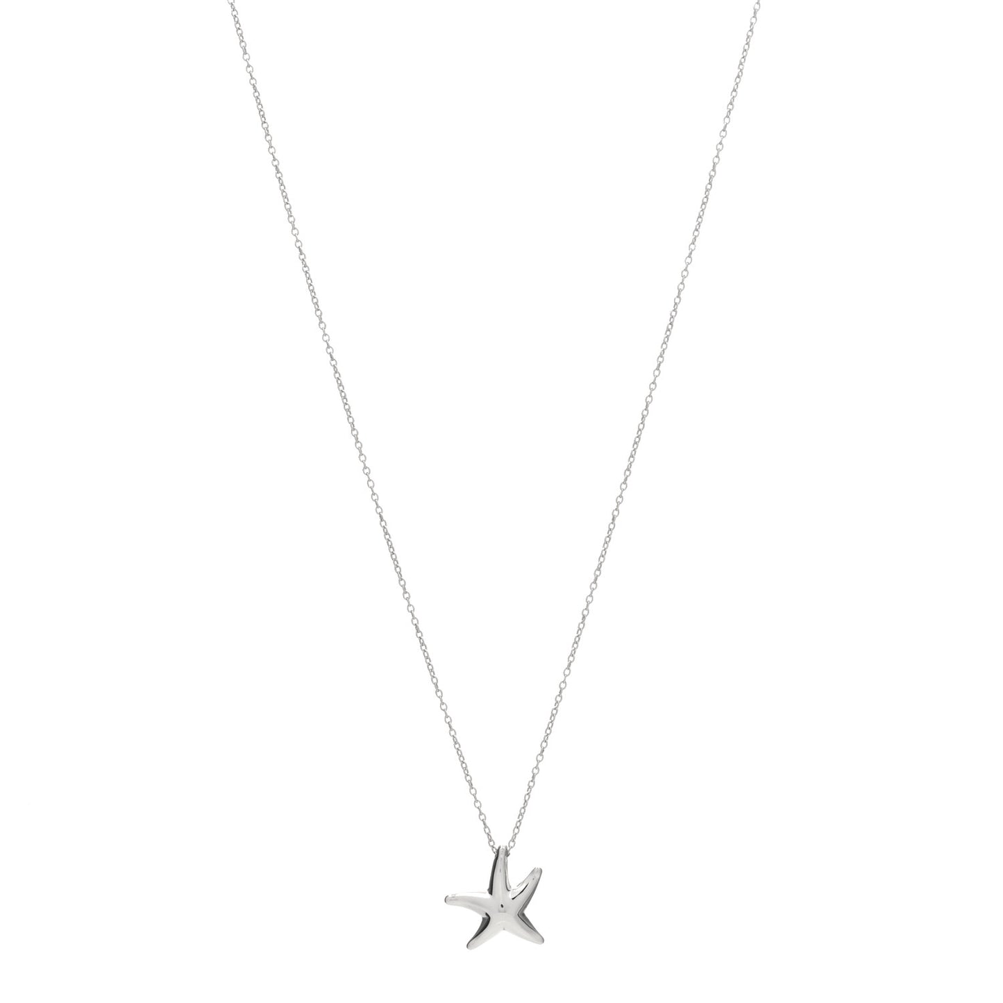 Sterling Silver 15mm Elsa Peretti Starfish Pendant Necklace