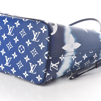 Louis Vuitton Monogram Escale Neverfull MM Blue 10 of 10