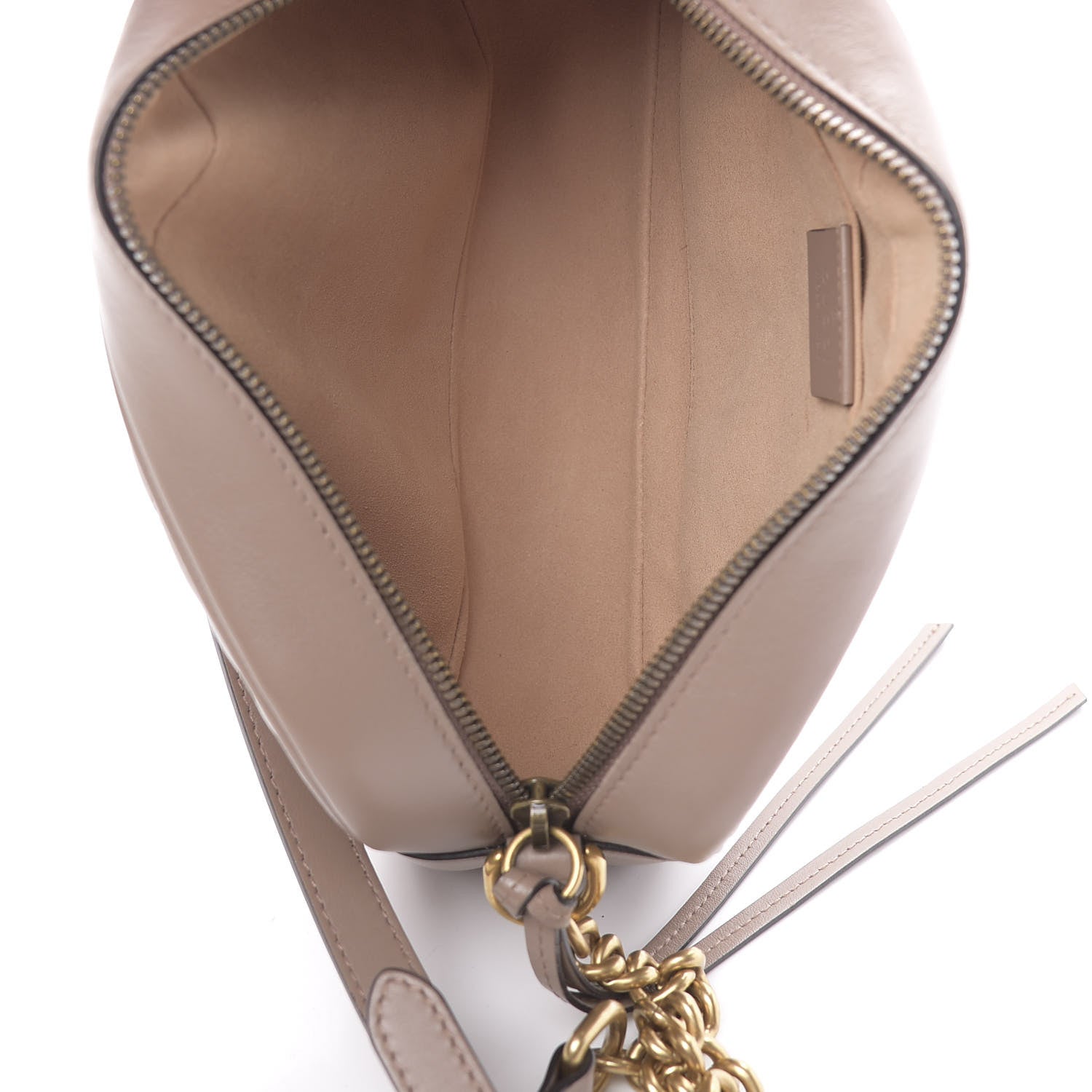 Gucci Calfskin Matelasse Small GG Marmont Chain Shoulder Bag Porcelain Rose 5 of 12