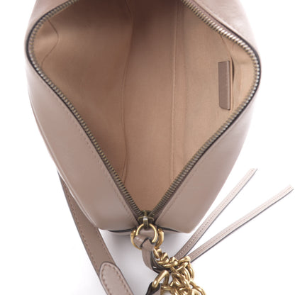 Gucci Calfskin Matelasse Small GG Marmont Chain Shoulder Bag Porcelain Rose 5 of 12