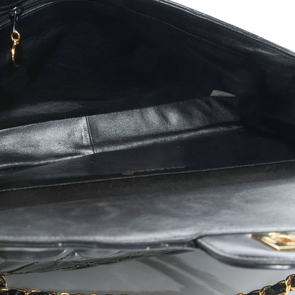 Chanel Patent Quilted Jumbo Double Sided Flap Black 8 of 8