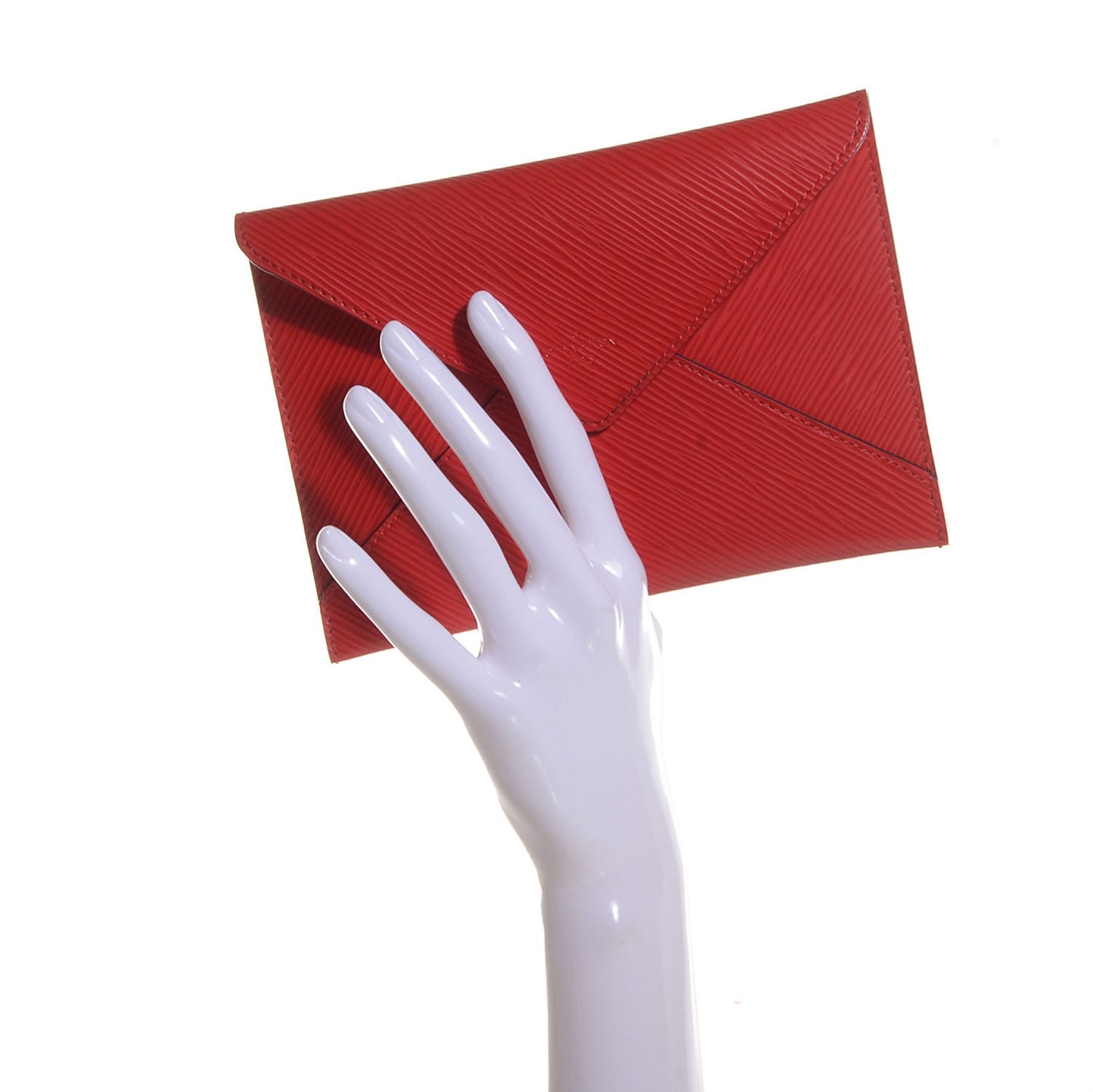 Epi Envelope Pouch Rouge