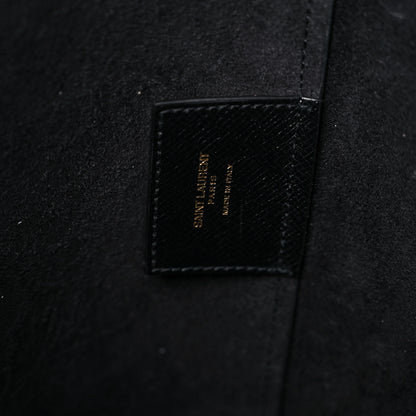Saint Laurent Calfskin Large Shopping Tote Black 6 of 16
