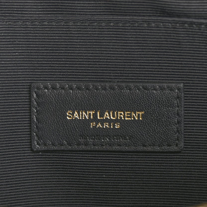Saint Laurent Calfskin Matelasse Monogram Cassandre Tablet Pouch Black 6 of 10