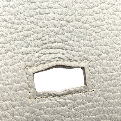 Hermes Taurillon Clemence Jypsiere 37 Gris Perle 12 of 15