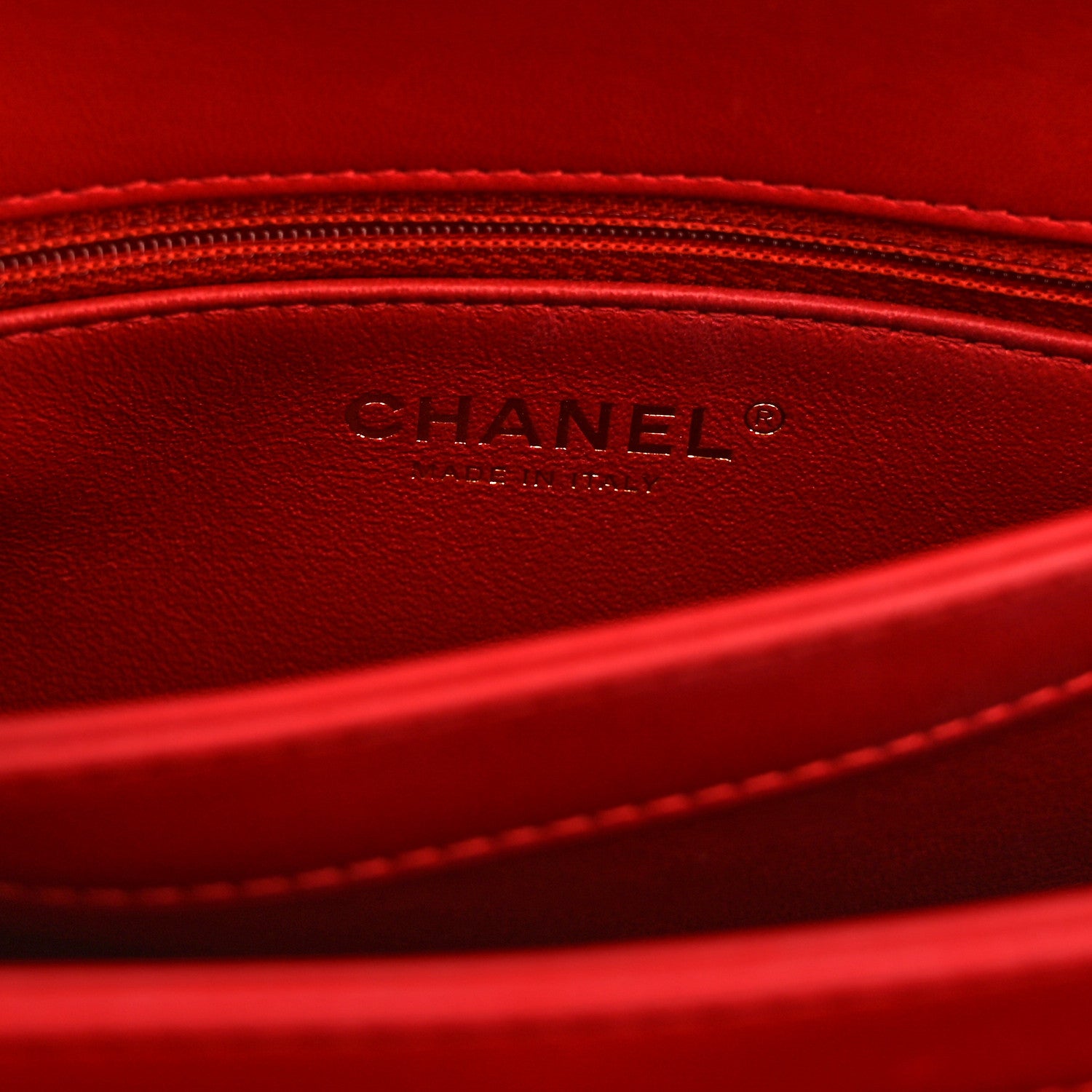Chanel Lambskin Quilted Small Trendy CC Flap Dual Handle Bag Red 6 of 10