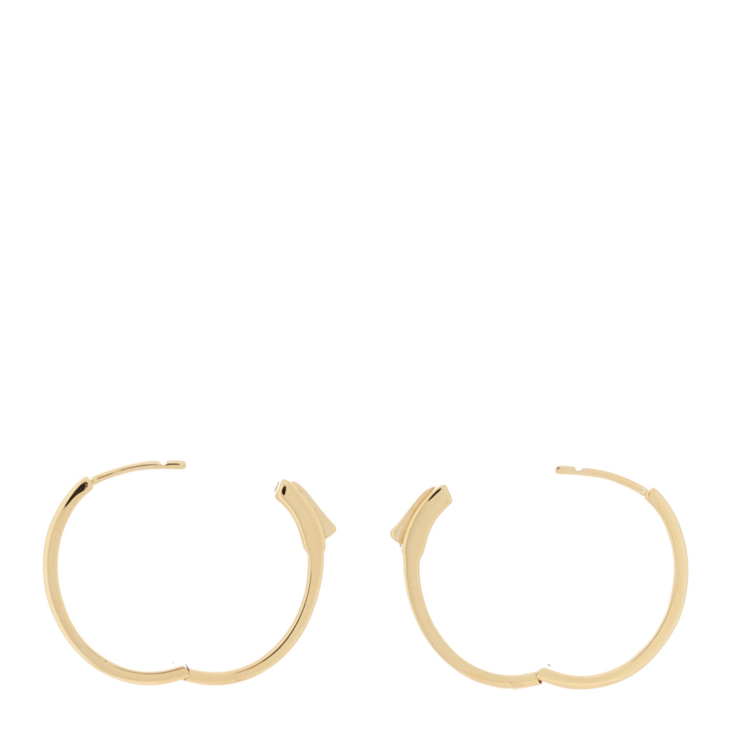 Anita Ko 18K Yellow Gold Classic Medium Meryl Hoop Earrings 2 of 4
