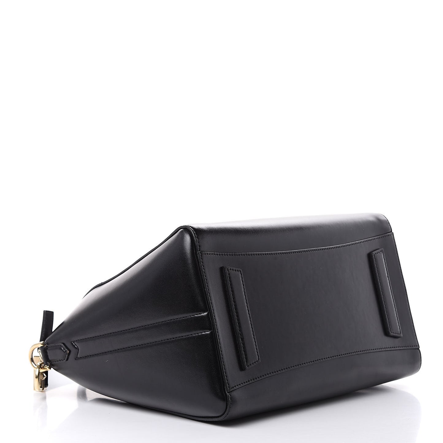 Shiny Lord Calfskin Medium Antigona Black