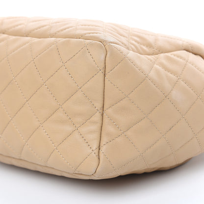 Chanel Lambskin Quilted Small CC Chain Bucket Bag Beige 9 of 18
