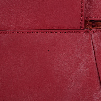 Fendi Vitello Suede Medium Peekaboo Iconic Satchel Rubino Peonia 13 of 16