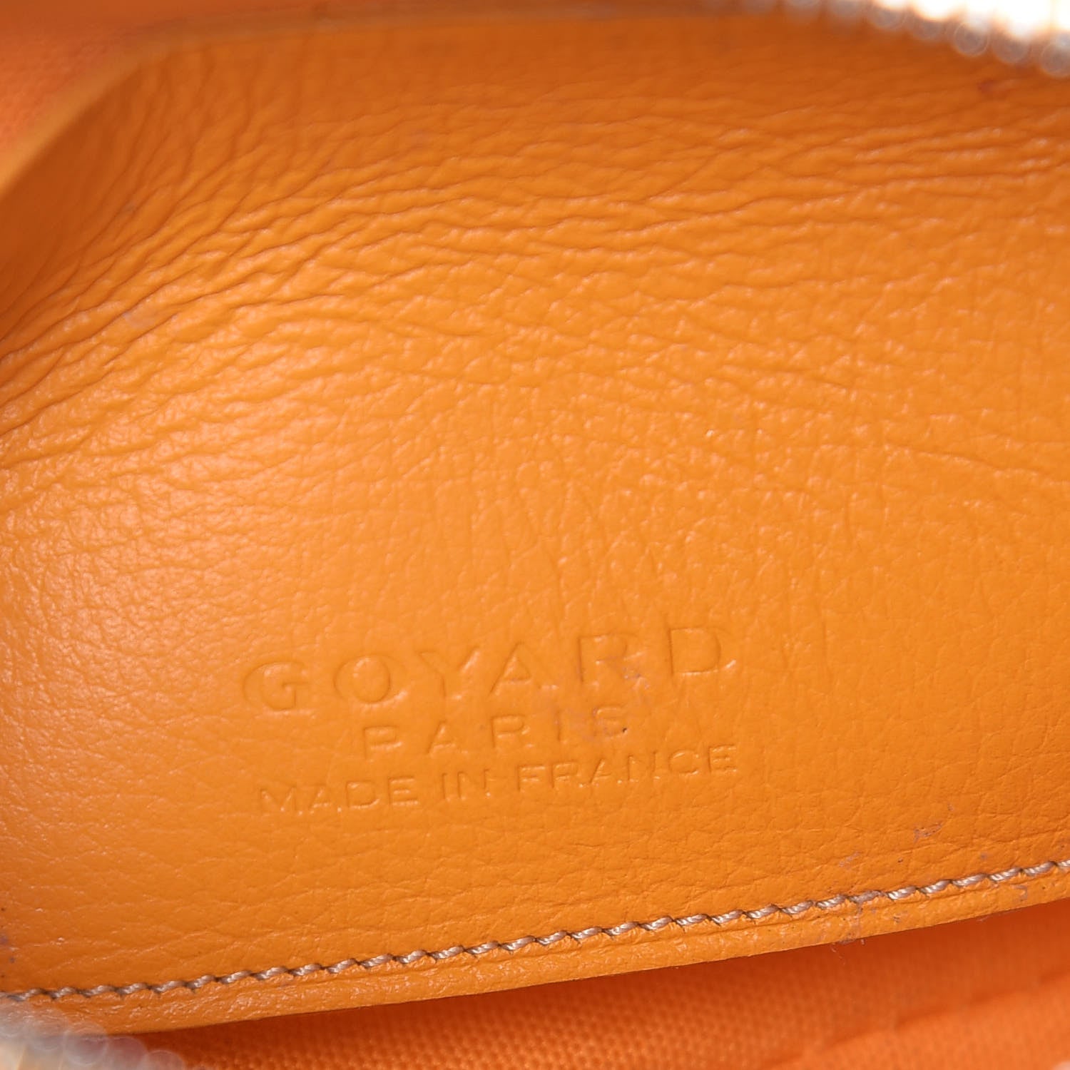 Goyard Goyardine Mini Senat Pochette Yellow 6 of 13