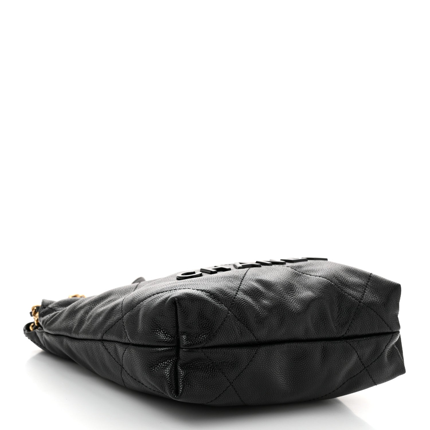 Chanel Shiny Caviar Quilted Monochrome Mini Chanel 22 Black 4 of 11
