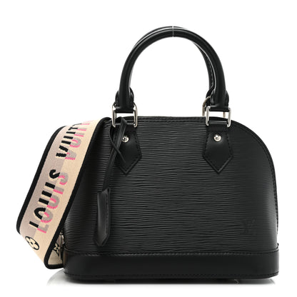 Louis Vuitton Epi Jacquard Alma BB Black 1 of 9